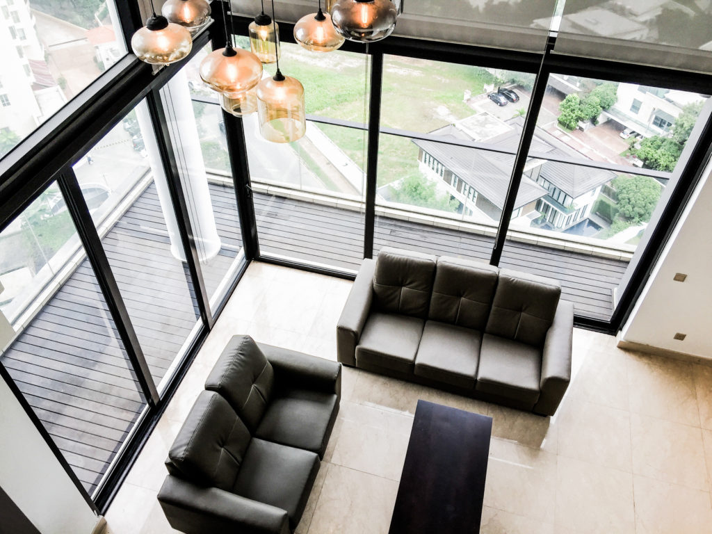 Living Room & Balcony